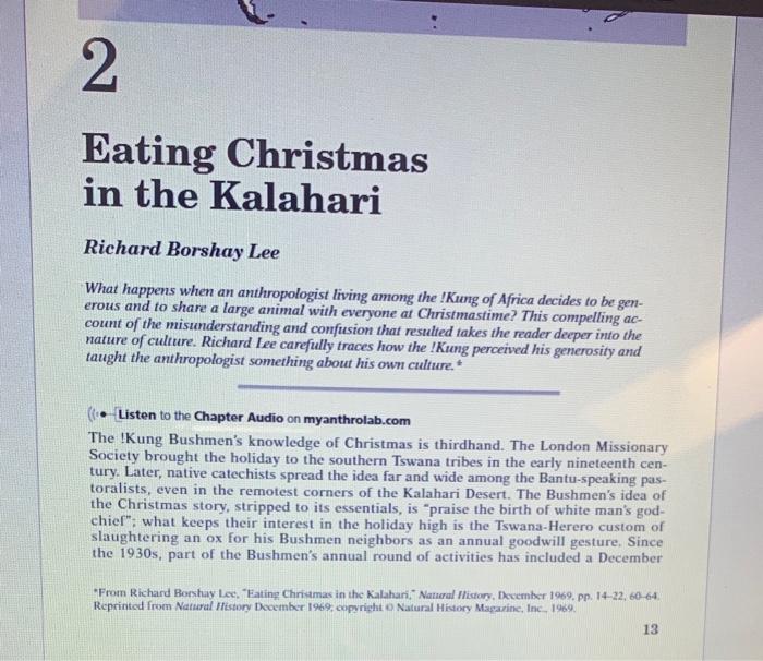 Eating christmas in kalahari summary