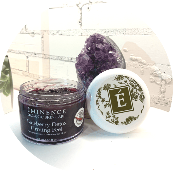 Eminence blueberry detox firming peel