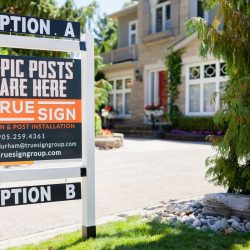 If a sign has a white background