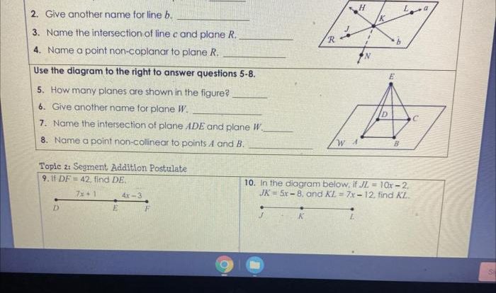 Chapter 5 test geometry answer key