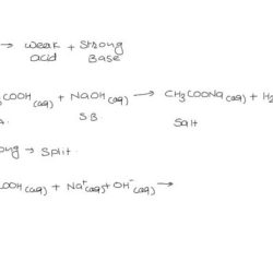 Net ionic equation acetic acid and sodium hydroxide