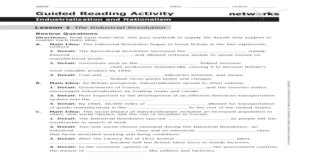 Guided reading activity lesson 1 the imperialist vision