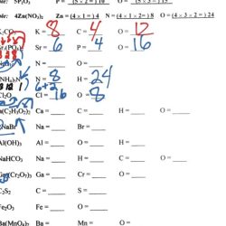 Chemistry counting atoms in compounds worksheet #7.0.1